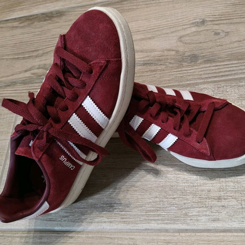 Adidas Campus athletic shoes like new, size 38, red