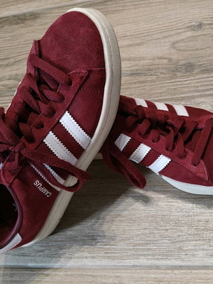 Adidas Campus athletic shoes like new, size 38, red
