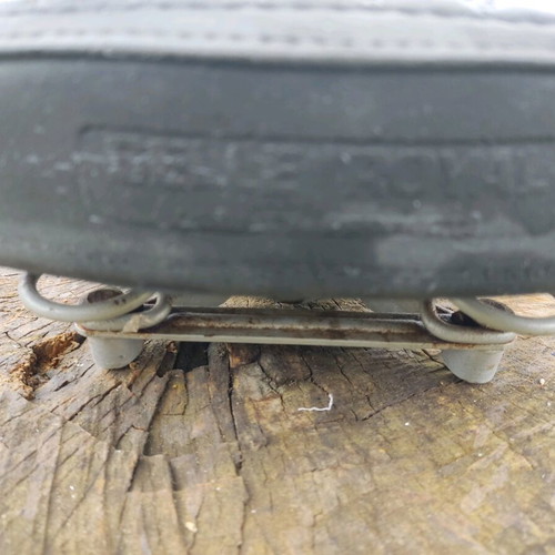 Vintage bicycle saddle used with springs