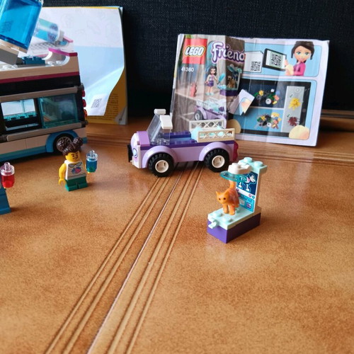 Lego 60384 camper and 41360 car like new without box