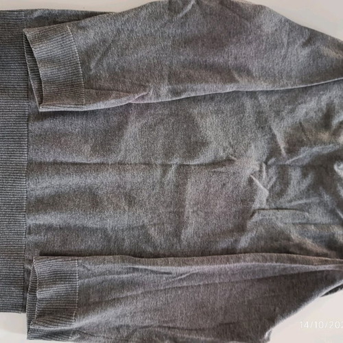 H&M Women's Cotton Pullover 3/4 Sleeve Grey like new
