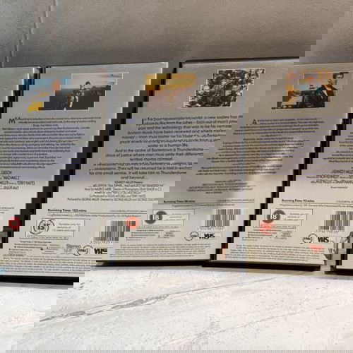 Mad Max VHS Trilogy like new, English editions without subtitles