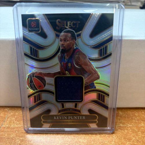 Kevin Punter 2025-26 Panini Select EuroLeague Jersey Patch Silver new