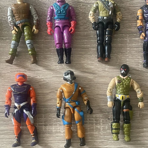 13 GI Joe action figures, rare included