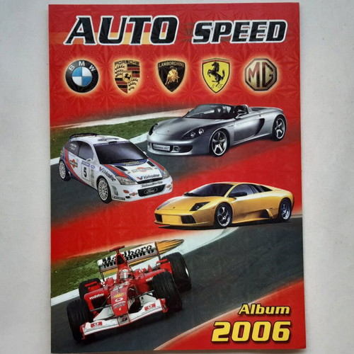 Auto Speed stickers album 2006 Konstantinidis new without stickers