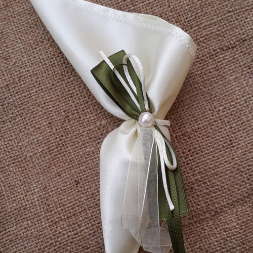 Satin pouches for wedding or baptism bomboniere, pack of 100