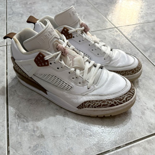 Jordan Spizike Low sneakers like new, size 44, white and brown