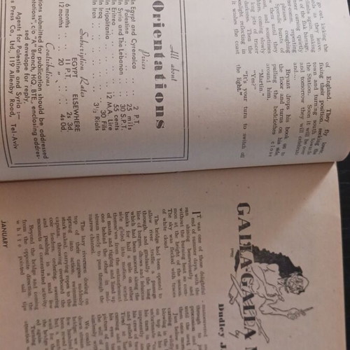 Orientations magazine January 1944 used