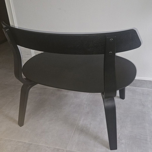 IKEA VÄRMER chair bench black wood like new