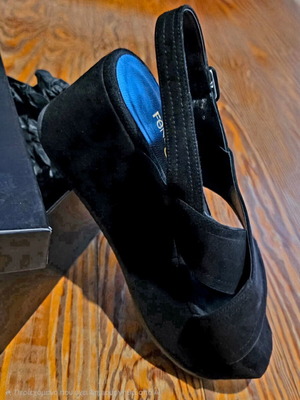 Feng Shoe μαύρες πλατφόρμες πέδιλα νούμερο 41 καινούργιες