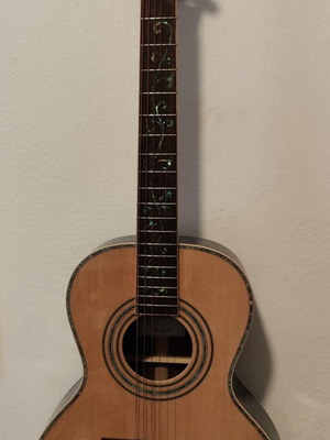 Harley Benton CLF-200 WN Acoustic Guitar like new