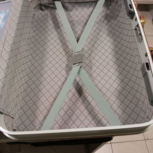 Suitcase used small made of hard PVC material