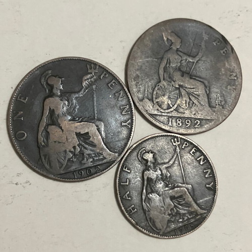 Lot of 11 European coins used, silver and copper 1835-1945