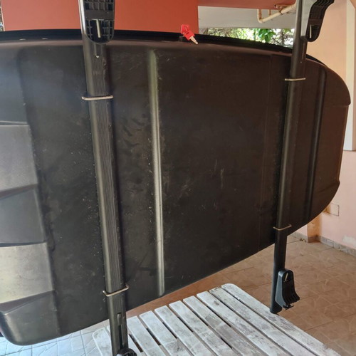 G3 Spark 400 Nero roof box with G3 roof bars