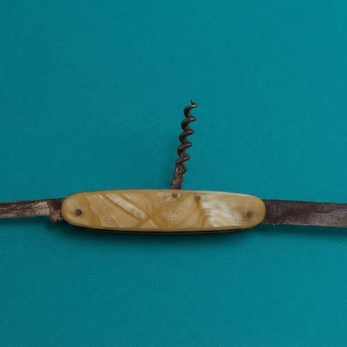 Gebrüder Richartz & Söhne vintage pocket folding knife, celluloid handle