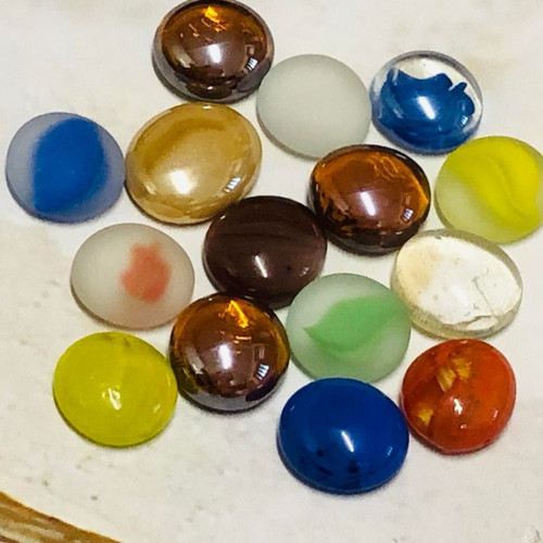 Cabochon multicolored stones pack of 15 new for jewelry making