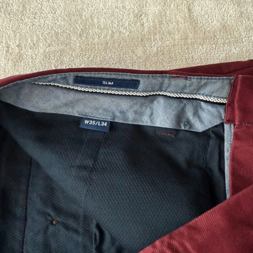 Gant Men's Pants like new, red, size W35L34