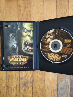 Warcraft 3 Reign of Chaos παιχνίδι PC μεταχειρισμένο, ελληνική έκδοση