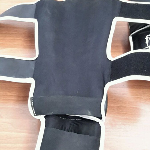Martial arts set almost new with leather gloves, shin guards, elbow pads