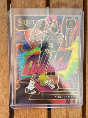 Mike James Clutch Panini Euroleague Select card like new 25/25