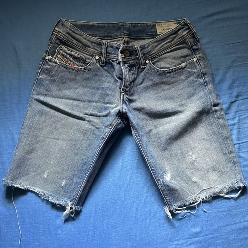 Diesel women's bermuda shorts used, size S, blue