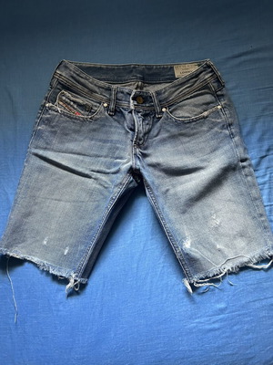 Diesel women's bermuda shorts used, size S, blue