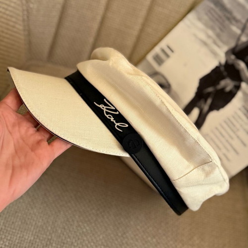 Karl Lagerfeld Casket like new, cotton and linen, camel color