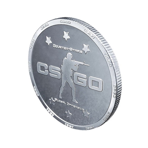 Counter-Strike Global Offensive Silver Coin new