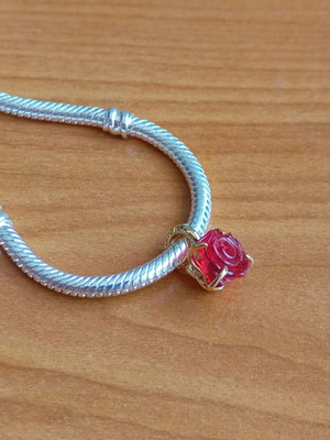 Pandora rose charm