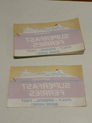 Collectible SUPERFAST sticker new for window or car