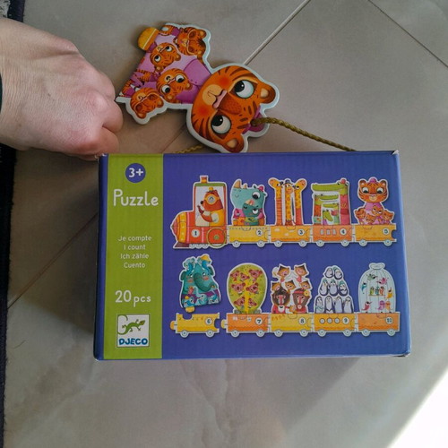 Various puzzles used with gift puzzle 3 little pigs