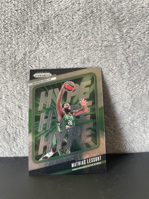 Mathias Lessort 2024-25 Panini Prizm Euroleague Hype card like new