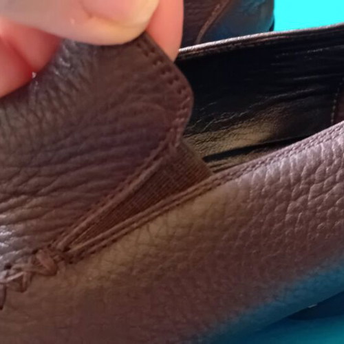 Men's brown loafers GK Uomo Gianna Kazakou size 43 used leather