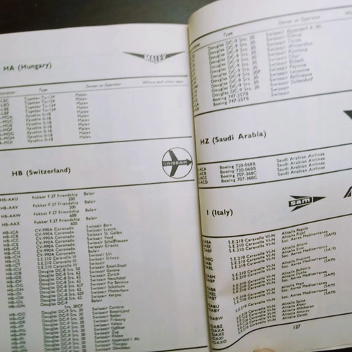 Civil Aircraft Markings Airlines Illustrated History Book like new