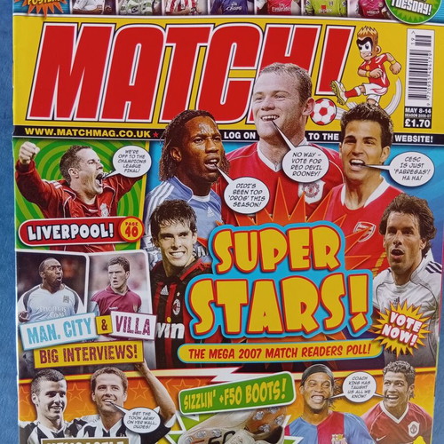 Match Football Magazine Issue 8-14 May 2006 Like New with Newcastle Posters