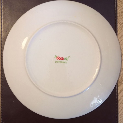 Glass Christmas plate 30 cm like new from Goody's