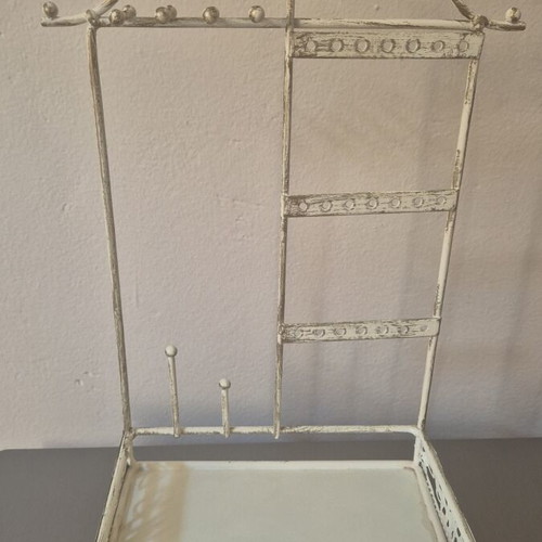 Jewelry organizer box, spacious with earring holes