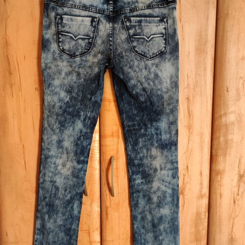 Aggressive Vintage Culture Jeans used, blue acid wash tie dye, size 30