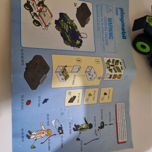 Playmobil 5088 Top Agents used with manual