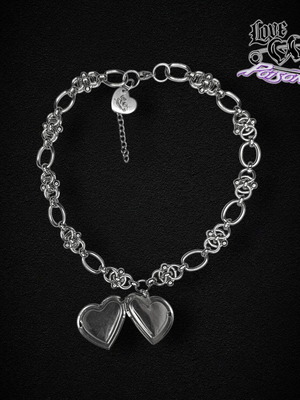 Memory choker LOVE X POISON χειροποίητο ασημί καινούργιο