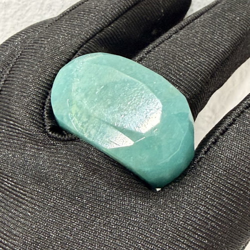 Amazonite ring from Madagascar, new