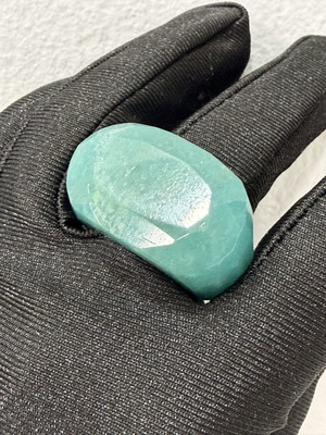 Amazonite ring from Madagascar, new