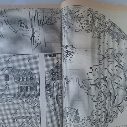 Vintage Burda embroidery magazine for the home, issue 19 E670, June 1984