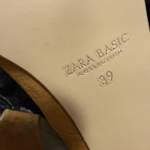 Zara heels size 39 like new, orange