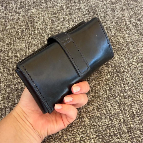 Handmade leather tobacco pouch