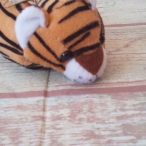 Plush school pencil case Tiger like new
