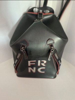 Τσάντα FRNC backpack μεταχειρισμένη, μαύρη, γυναικεία
