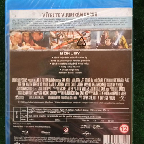 Jurassic Park 1993 Blu-ray new with Greek subtitles