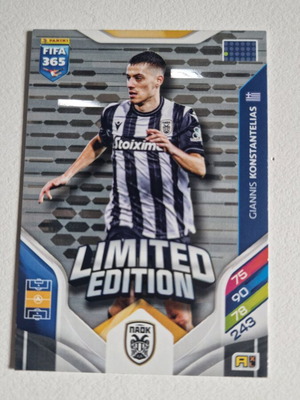 Card 2026 Panini FIFA 365 Adrenalyn XL Limited Edition konstantelias paok like new
