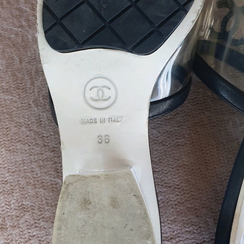 Chanel shoes size 36 used, black